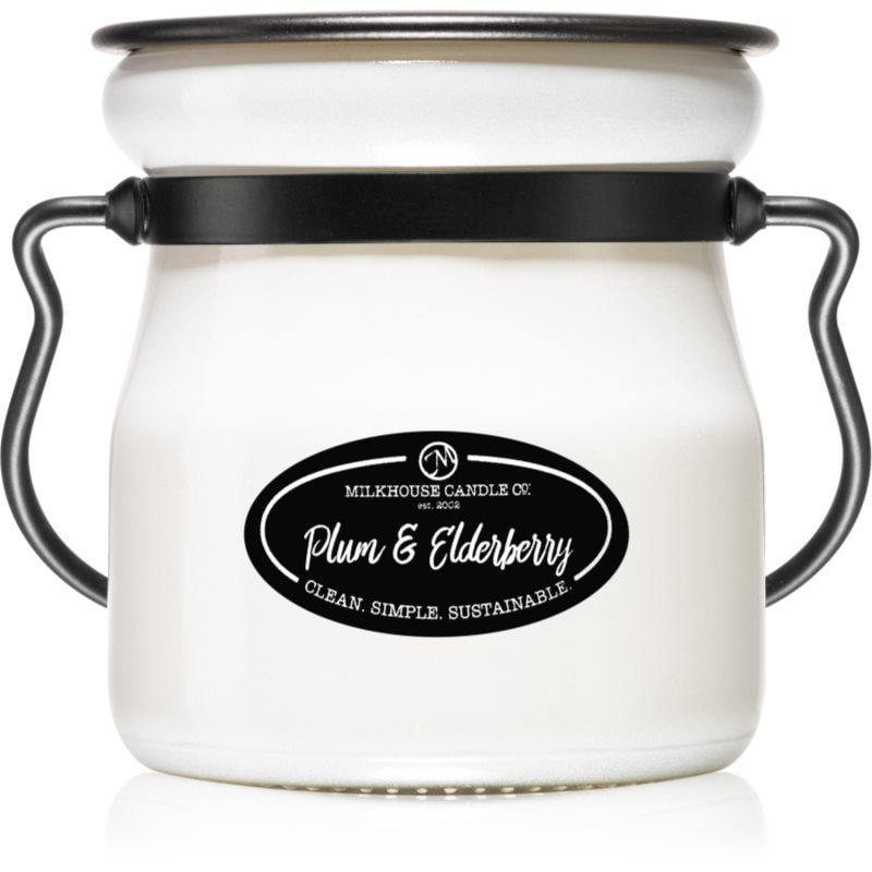 Milkhouse Candle Co. Creamery Plums & Elderberry ароматна свещ Cream Jar 142 гр. - Аромат - Сравни цени от 1 магазин с безплатна доставка