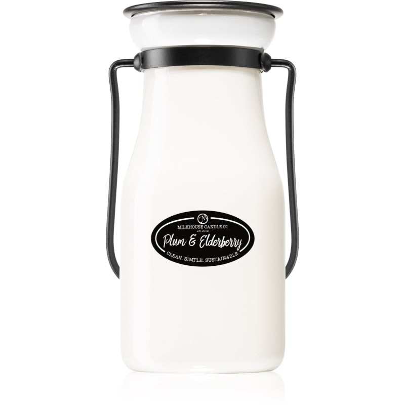 Milkhouse Candle Co. Creamery Plums & Elderberry ароматна свещ Milkbottle 227 гр. - Аромат - Сравни цени от 1 магазин с безплатна доставка