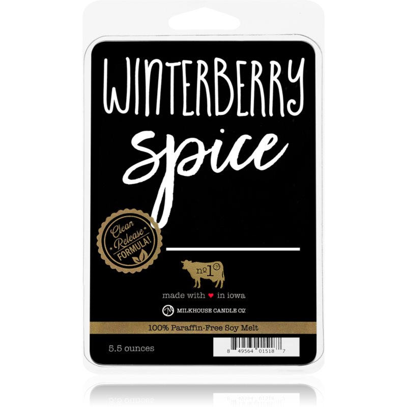 Milkhouse Candle Co. Milkhouse Candle Co. Farmhouse Winterberry Spice восък за арома-лампа 155 гр. - Унисекс парфюм 155мл - Сравни цени от 1 магазин с безплатна доставка