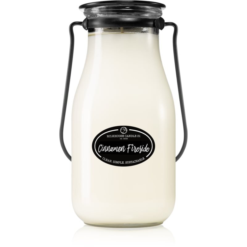 Milkhouse Candle Co. Creamery Cinnamon Fireside ароматна свещ Milkbottle 396 гр. - Аромат - Сравни цени от 1 магазин с безплатна доставка