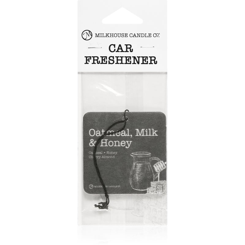 Milkhouse Candle Co. Creamery Oatmeal, Milk & Honey ароматизирана свещ за колата