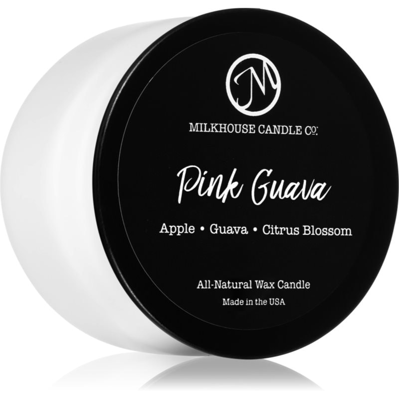 Milkhouse Candle Co. Creamery Pink Guava ароматна свещ Traveler Tin 106 гр. - Аромат - Сравни цени от 1 магазин с безплатна доставка