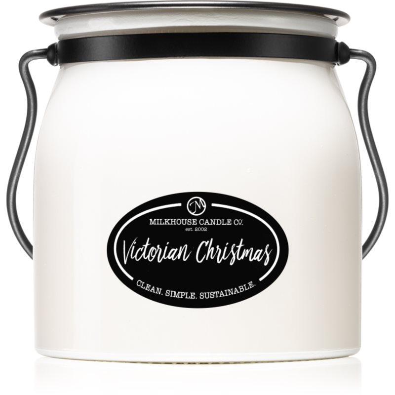Milkhouse Candle Co. Milkhouse Candle Co. Creamery Victorian Christmas ароматна свещ Butter Jar 454 гр. - Унисекс парфюм - Сравни цени от 1 магазин с безплатна доставка
