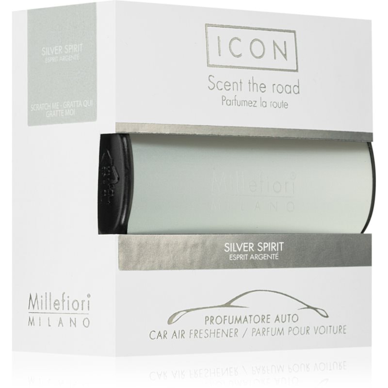 Millefiori Icon Silver Spirit aроматизатор за автомобил - Аромат - Сравни цени от 1 магазин с безплатна доставка