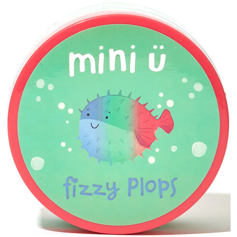Mini-U Fizzy Plops цветни разтворими таблети за вана за деца 3x40 гр.