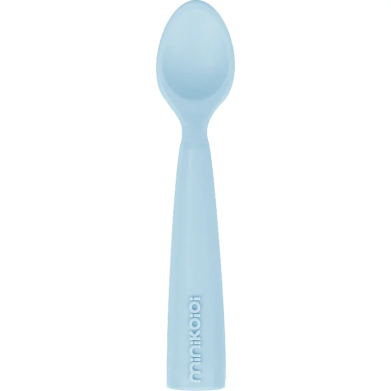 Minikoioi Silicone Spoon лъжичка Blue - За деца - Сравни цени от 1 магазин с безплатна доставка