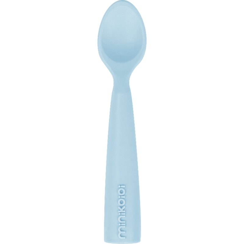 Minikoioi Silicone Spoon лъжичка Blue - За деца - Сравни цени от 1 магазин с безплатна доставка