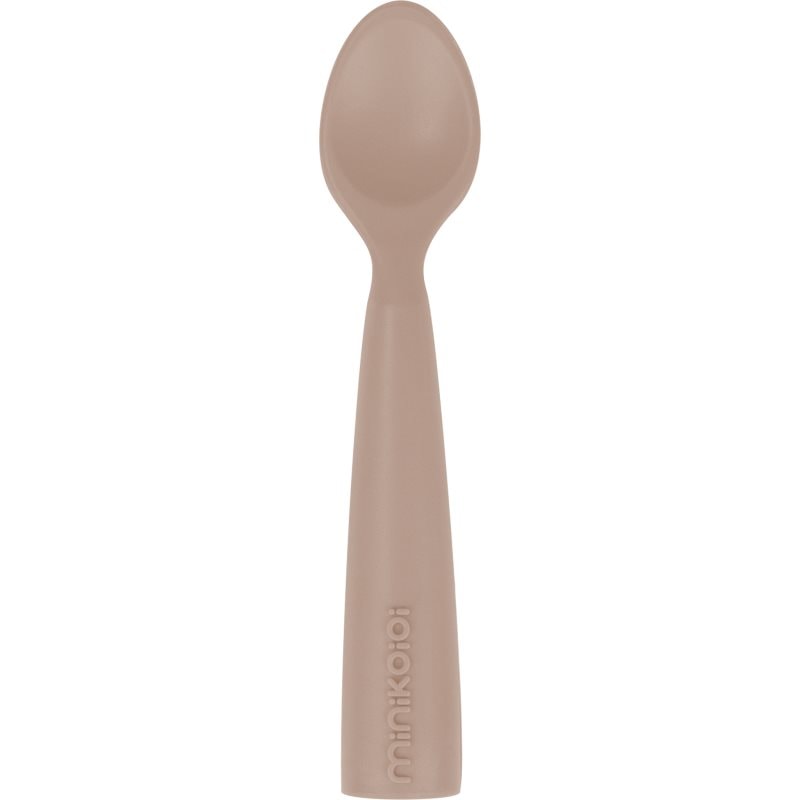Minikoioi Silicone Spoon лъжичка Bubble Beige - За деца - Сравни цени от 1 магазин с безплатна доставка