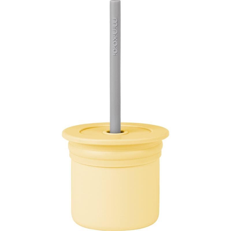 Minikoioi Sip+Snack Set комплект за хранене за деца Yellow / Grey - За деца - Сравни цени от 1 магазин с безплатна доставка