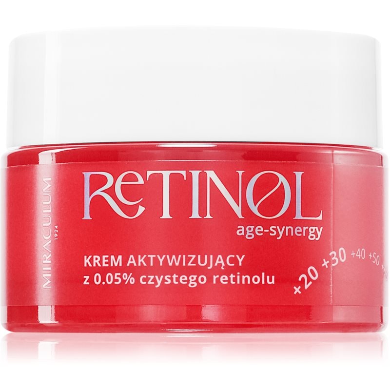 Miraculum Miraculum AGE-SYNERGY RETINOL активен нощен крем за редукция на пигментни петна с ретинол - Унисекс парфюм 50мл - Сравни цени от 1 магазин с безплатна доставка