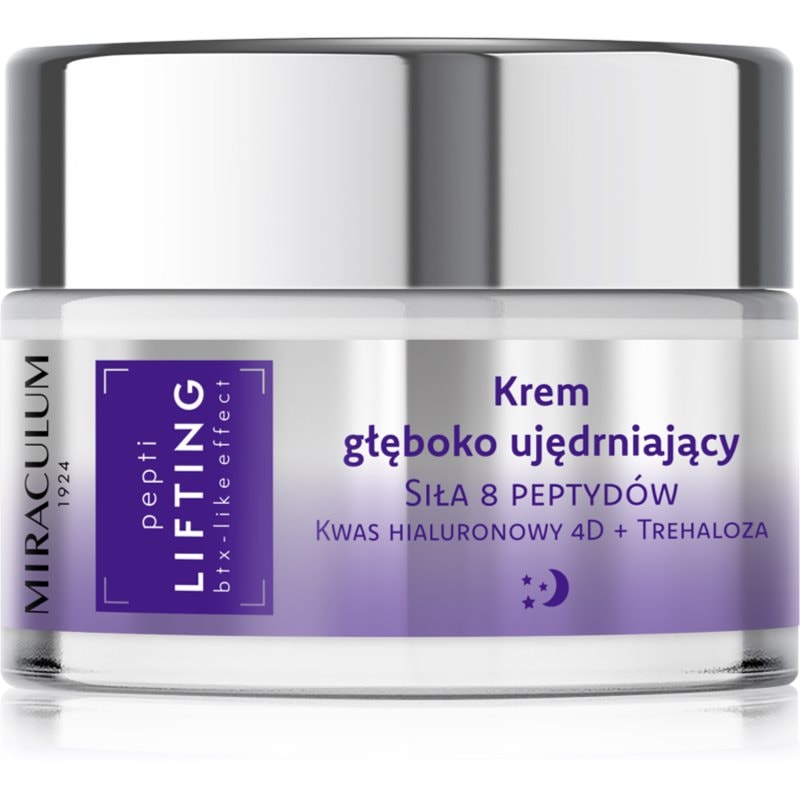 Miraculum Miraculum Pepti Lifting deep-firming cream night лифтинг крем - Унисекс парфюм 50мл - Сравни цени от 1 магазин с безплатна доставка
