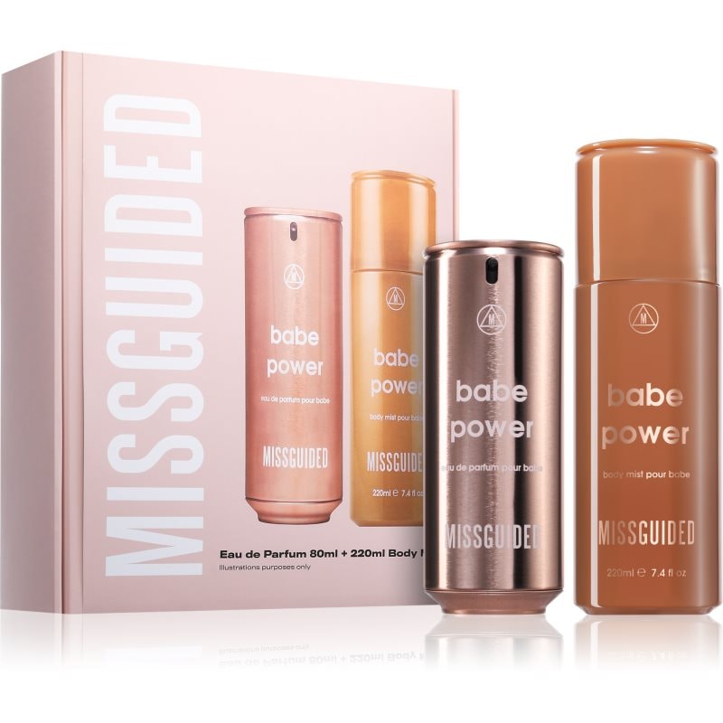 Missguided Babe Power подаръчен комплект за жени - Комплект - Сравни цени от 1 магазин с безплатна доставка