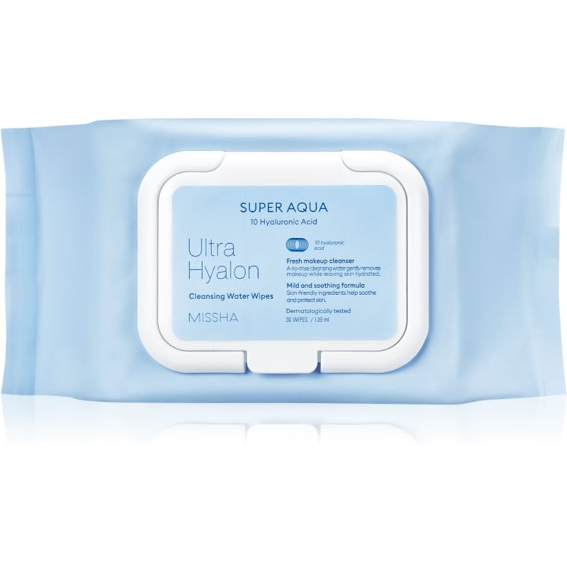 Missha Ultra Hyalon кърпички за почистване на грим с хиалуронова киселина