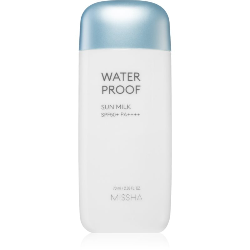 Missha Missha All Around Safe Block Waterproof Sun Milk водоустойчив лосион за слънце SPF 50+ - Унисекс парфюм 70мл - Сравни цени от 1 магазин с безплатна доставка