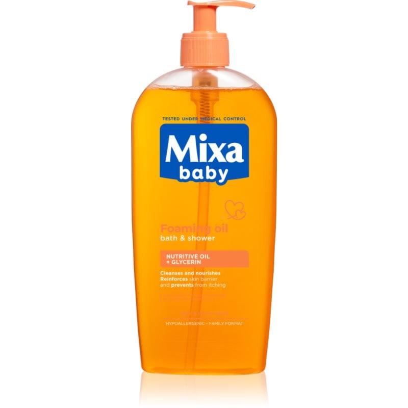 Mixa Baby пенесто олио за душ и вана