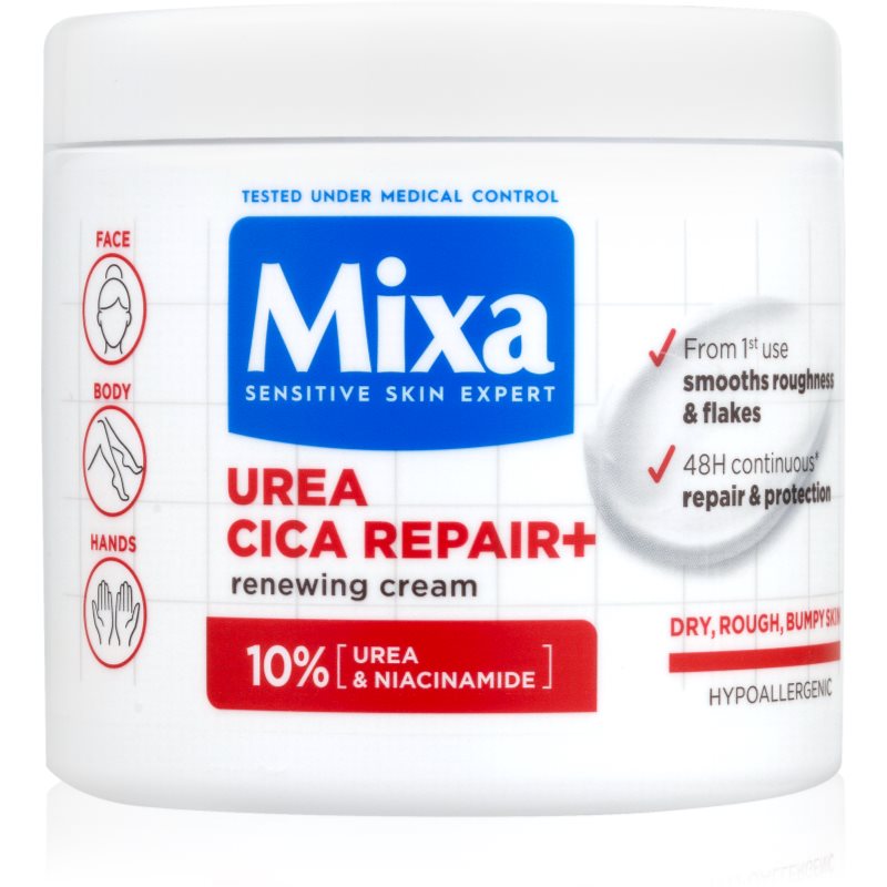 MIXA MIXA Urea Cica Repair+ регенериращ крем за тяло за много суха кожа - Унисекс парфюм 150мл - Сравни цени от 1 магазин с безплатна доставка