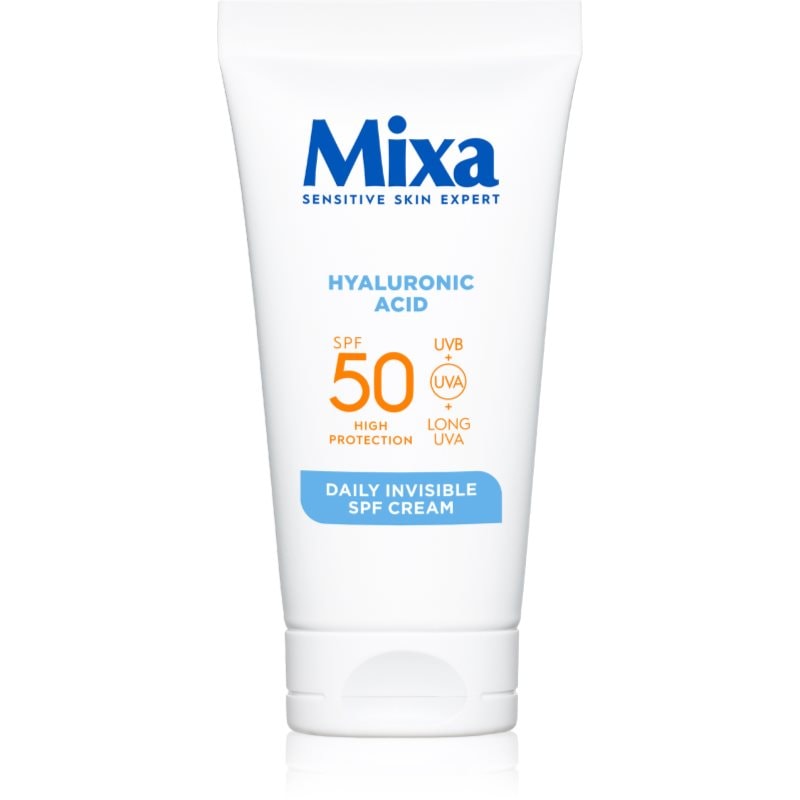 Mixa Daily Invisible SPF Cream хидратиращ дневен крем SPF 50 - Грижа за лице - Сравни цени от 1 магазин с безплатна доставка