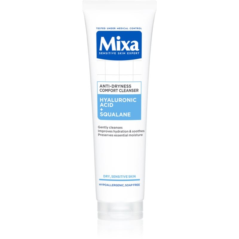 MIXA Anti-Dryness Comfort Cleanser почистващ гел за лице срещу суха кожа