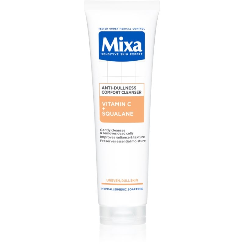 MIXA Anti-Dullness Comfort Cleanserm почистващ гел за лице с витамин С