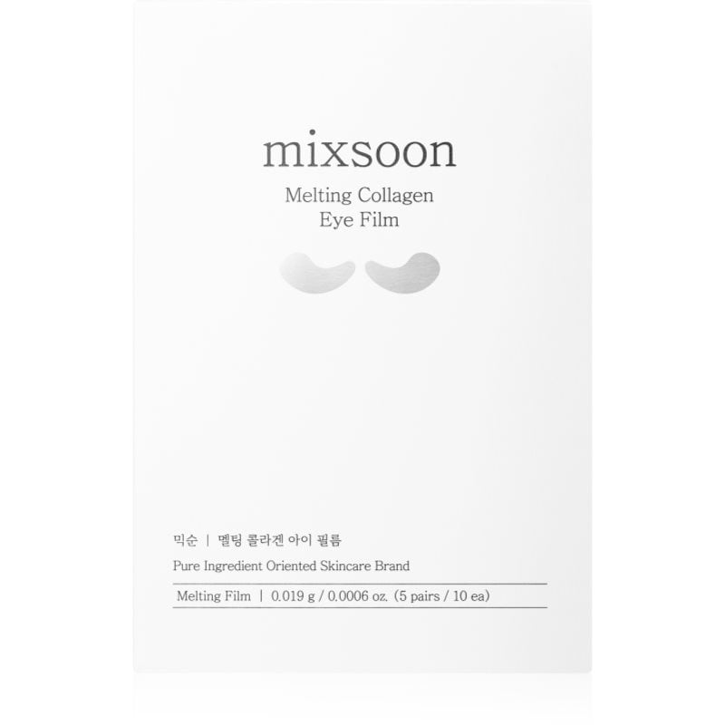 mixsoon Melting Collagen Eye Film озаряваща платнена маска за околоочната област
