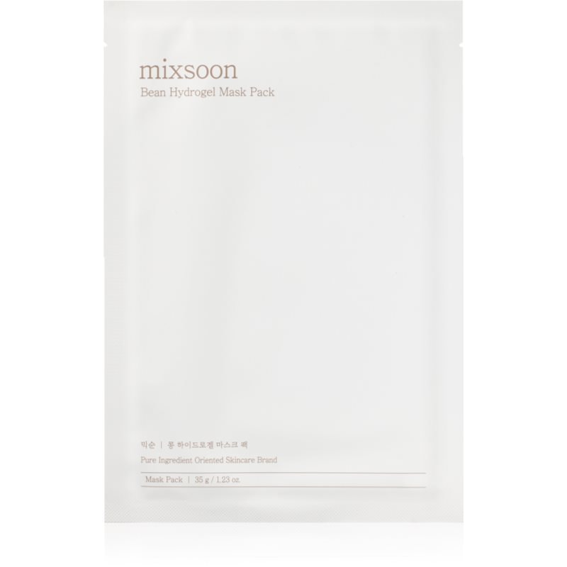 mixsoon Bean Hydrogel Mask Pack интензивна хидрогелна маска за освежаване и хидратация - Грижа за лице - Сравни цени от 1 магазин с безплатна доставка