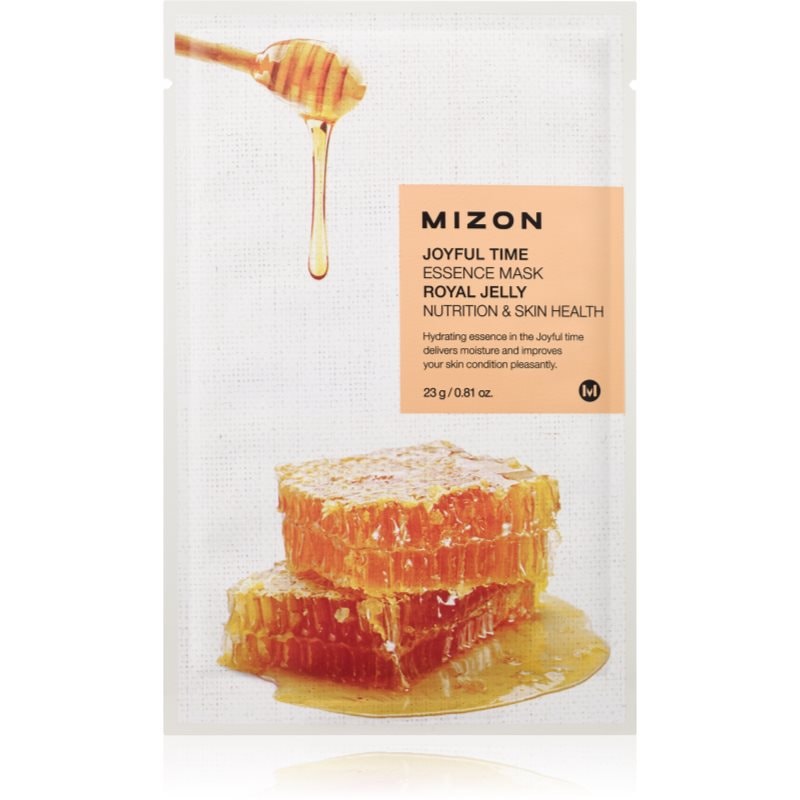 Mizon Joyful Time Royal Jelly платнена маска с силно хидратиращ и подхранващ ефект - Грижа за лице - Сравни цени от 1 магазин с безплатна доставка