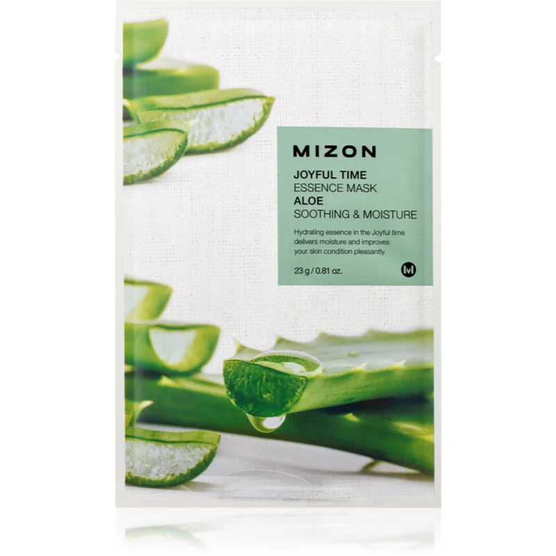 Mizon Joyful Time Aloe платнена маска с хидратиращ и изглаждащ ефект - Грижа за лице - Сравни цени от 1 магазин с безплатна доставка