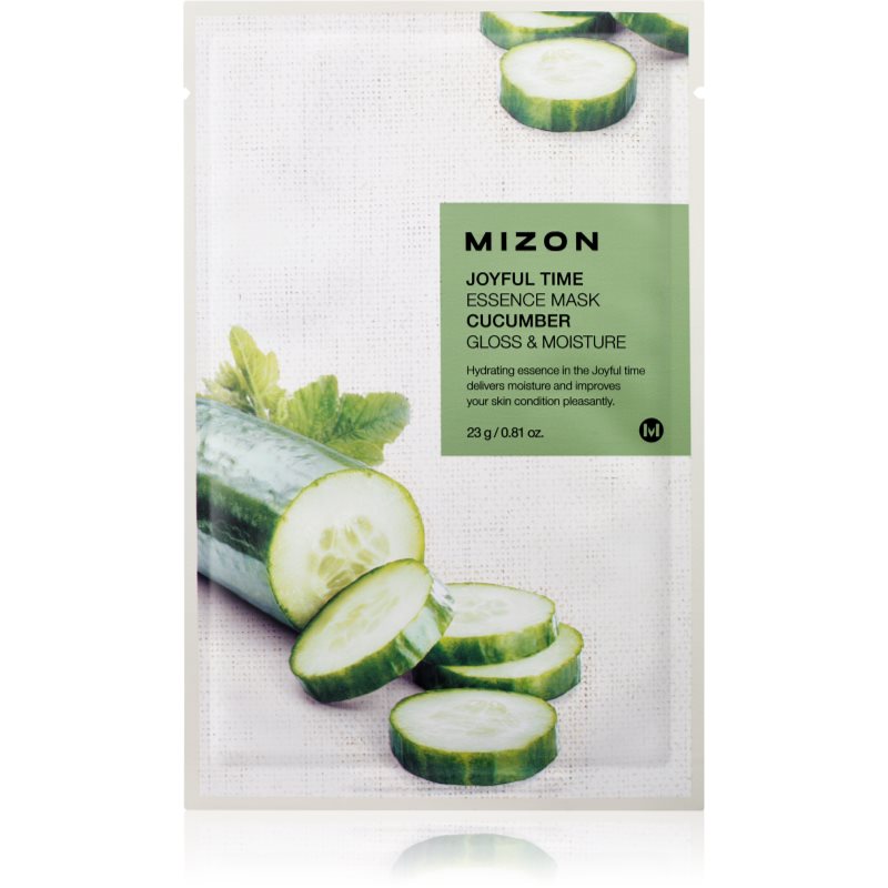 Mizon Mizon Joyful Time Cucumber платнена маска с озаряващ и хидратиращ ефект - Унисекс парфюм 23мл - Сравни цени от 1 магазин с безплатна доставка