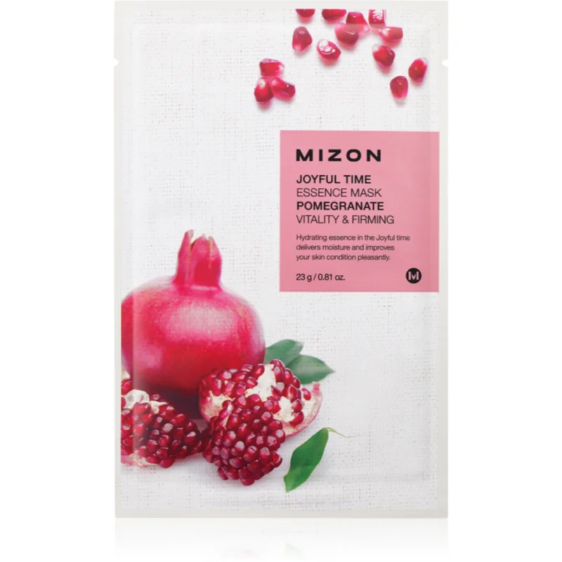 Mizon Joyful Time Pomegranate платнена маска за лице с енергизиращ ефект - Грижа за лице - Сравни цени от 1 магазин с безплатна доставка