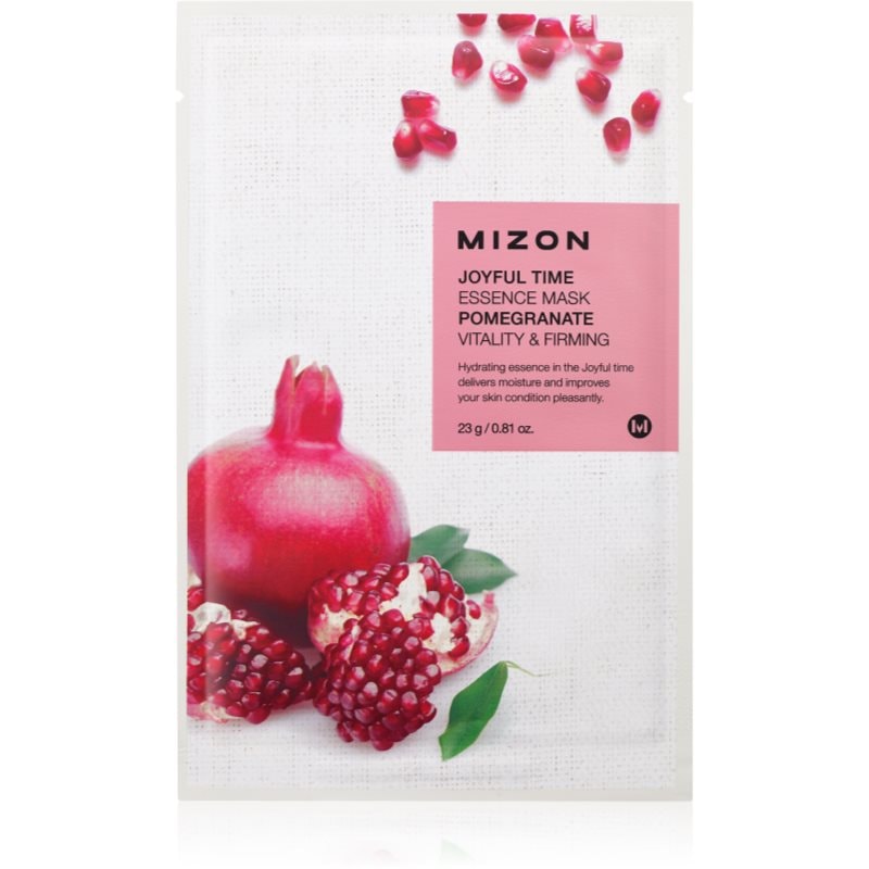 Mizon Joyful Time Pomegranate платнена маска за лице с енергизиращ ефект - Грижа за лице - Сравни цени от 1 магазин с безплатна доставка