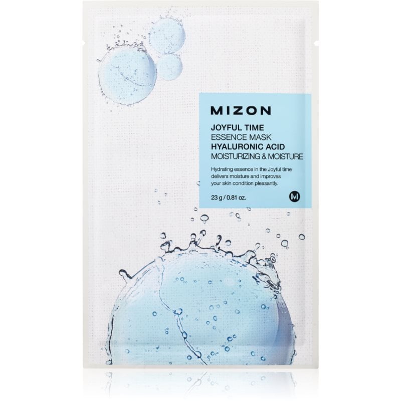 Mizon Joyful Time Hyaluronic Acid платнена маска за лице с хидратиращ и успокояващ ефект