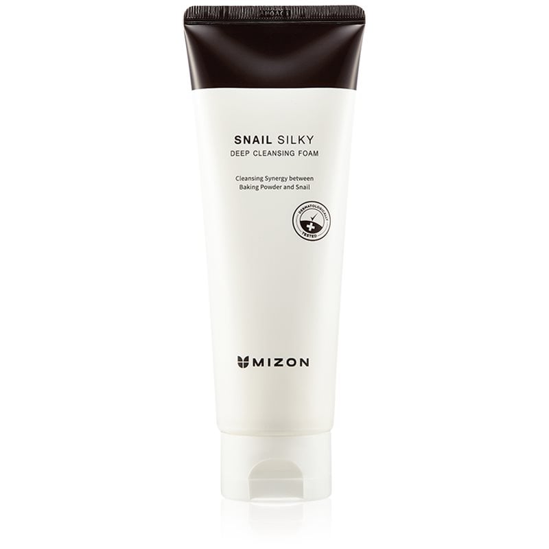 Mizon Snail Silky дълкопочистваща пяна с екстракт от охлюв
