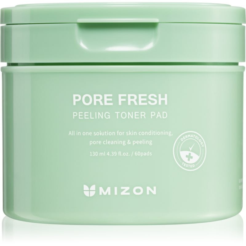 Mizon Pore Fresh ексфолиращи тампони за лице за чувствителна кожа склонна към акне