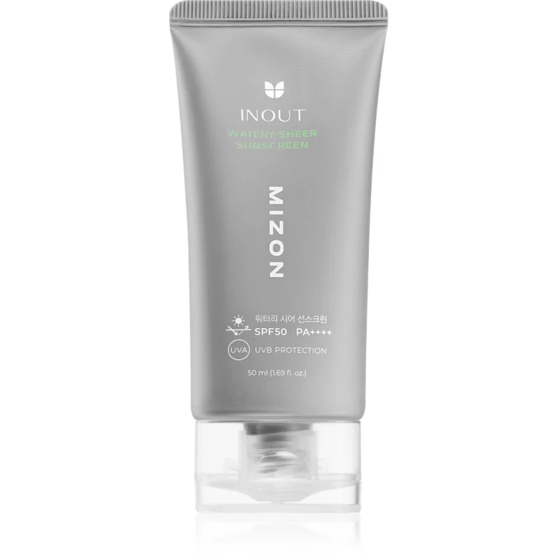 Mizon Inout Watery Sheer Sunscreen лек защитен крем за лице с хидратиращ ефект SPF 50+ - Грижа за лице - Сравни цени от 1 магазин с безплатна доставка