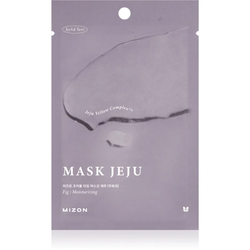 Mizon Joyful Time Jeju Fix хидратираща платнена маска