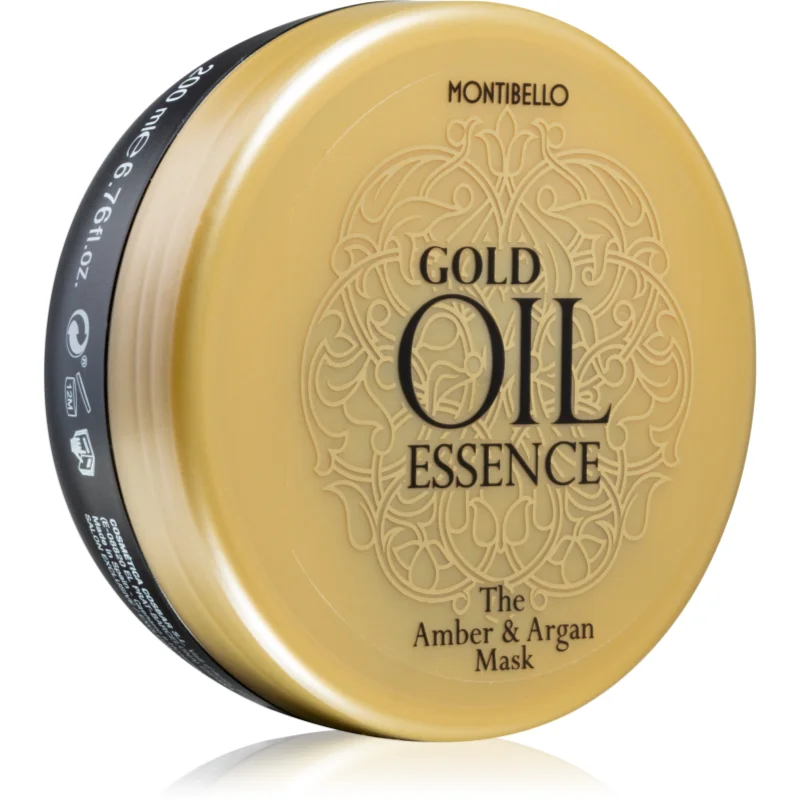 Montibello Gold Oil Amber & Argan Mask ревитализираща маска за коса