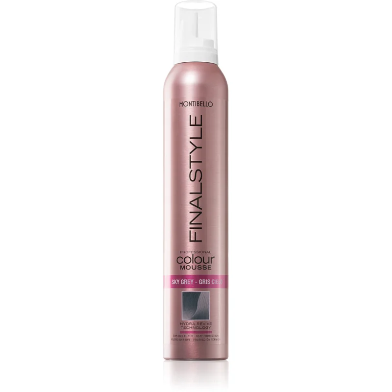 Montibello FINALESTYLE Color mousse оцветяващ мус за подчертаване на цвета на косата Sky Grey - Gris Cielo