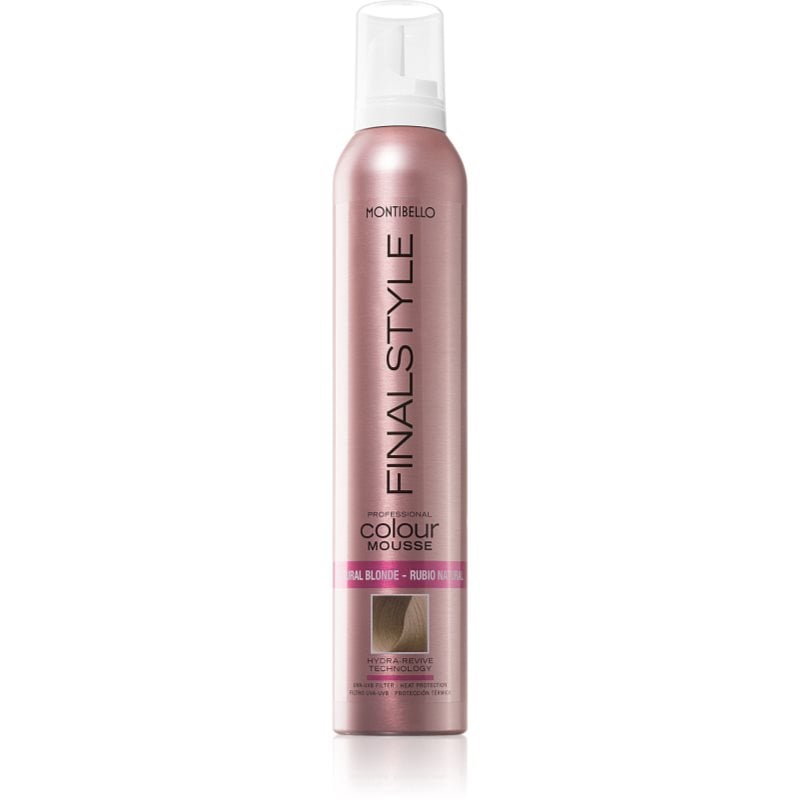Montibello FINALESTYLE Color mousse оцветяващ мус за подчертаване на цвета на косата Natural blonde