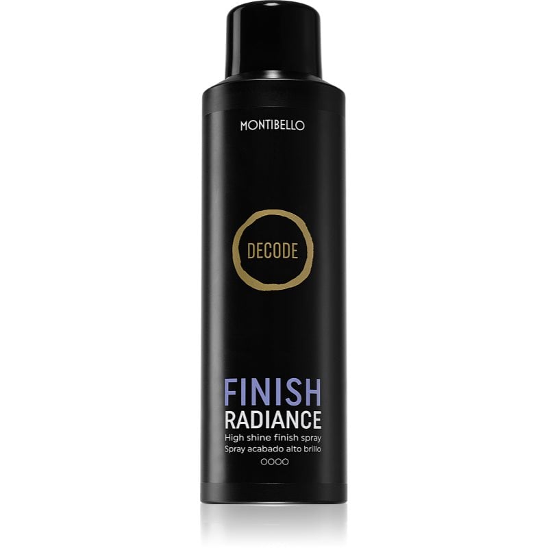Montibello Decode Finish Radiance Spray бързозасъхващ спрей за коса за блясък