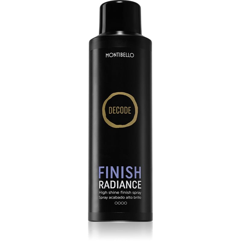 Montibello Montibello Decode Finish Radiance Spray бързозасъхващ спрей за коса за блясък - Унисекс парфюм 200мл - Сравни цени от 1 магазин с безплатна доставка