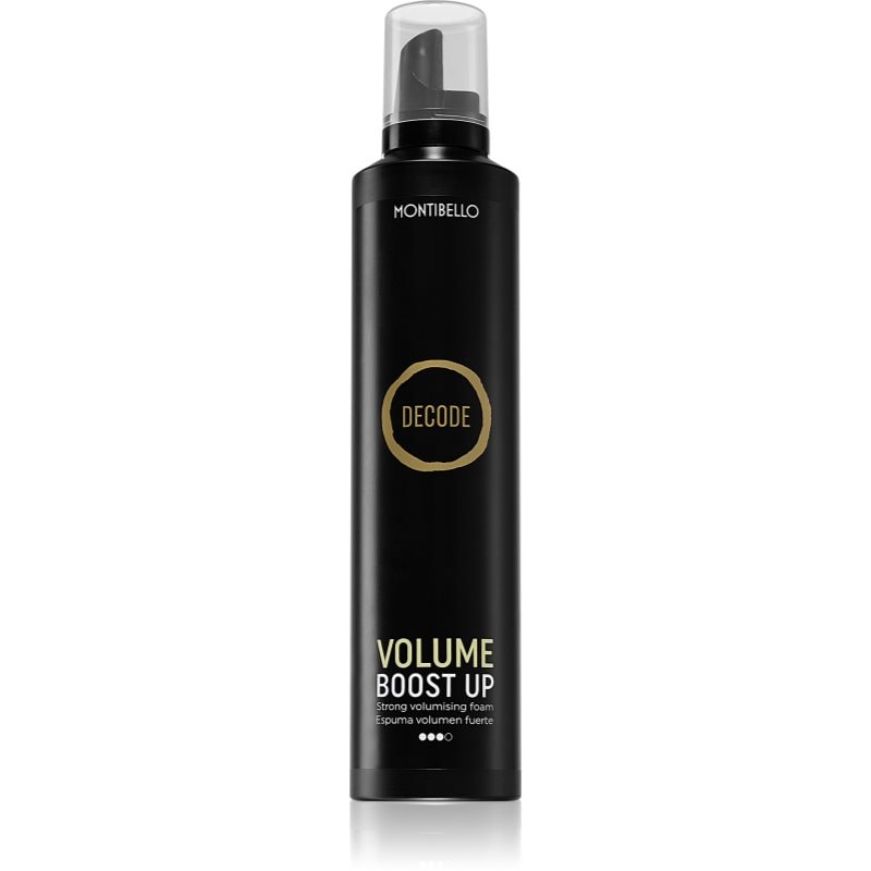 Montibello Decode Volume Boost Up стилизираща пяна с екстра силна фиксация - Грижа за коса - Сравни цени от 1 магазин с безплатна доставка