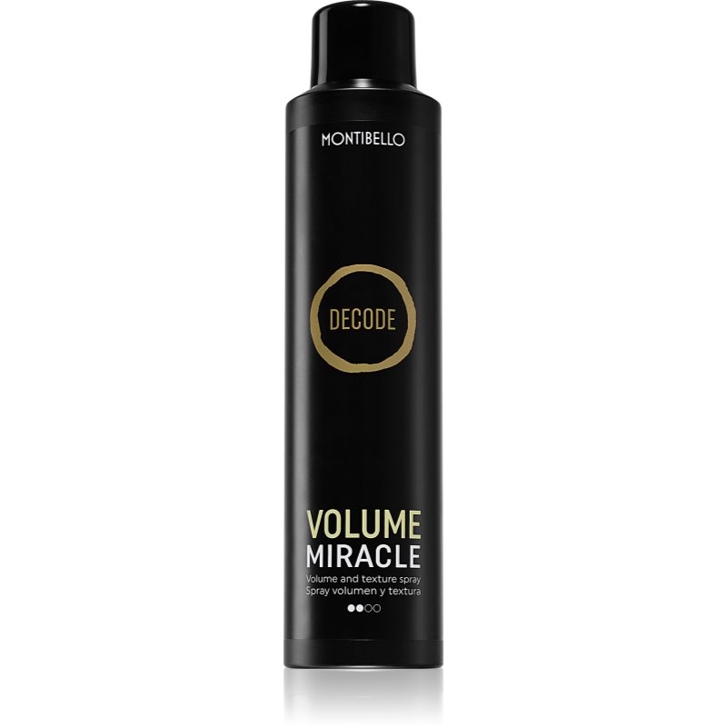 Montibello Decode Volume Miracle Spray спрей за обем за финално оформяне на прическа със сешоар - Грижа за коса - Сравни цени от 1 магазин с безплатна доставка