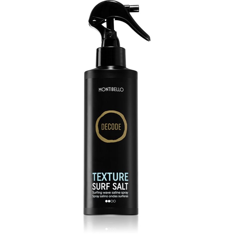 Montibello Decode Texture Surf Salt спрей за текстура, съдържаща сол - Грижа за коса - Сравни цени от 1 магазин с безплатна доставка