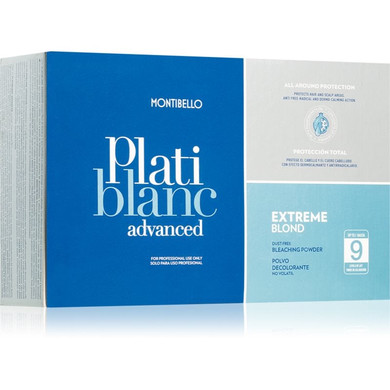 Montibello Plati blanc изсветляваща пудра с лавандула Extreme blond