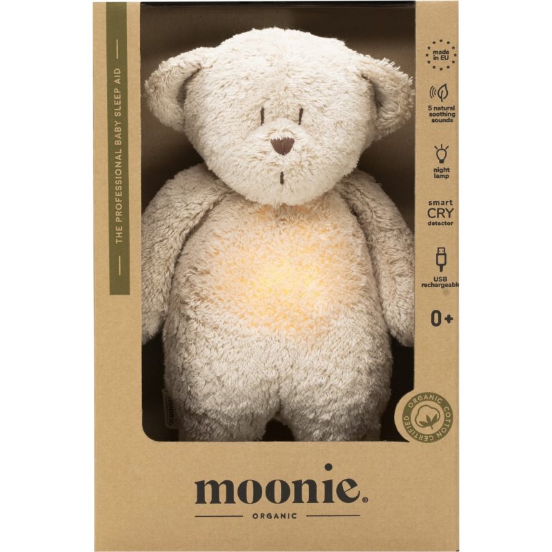 Moonie Bear 2.0 Organic Sand играчка за заспиване с мелодия - За деца - Сравни цени от 1 магазин с безплатна доставка