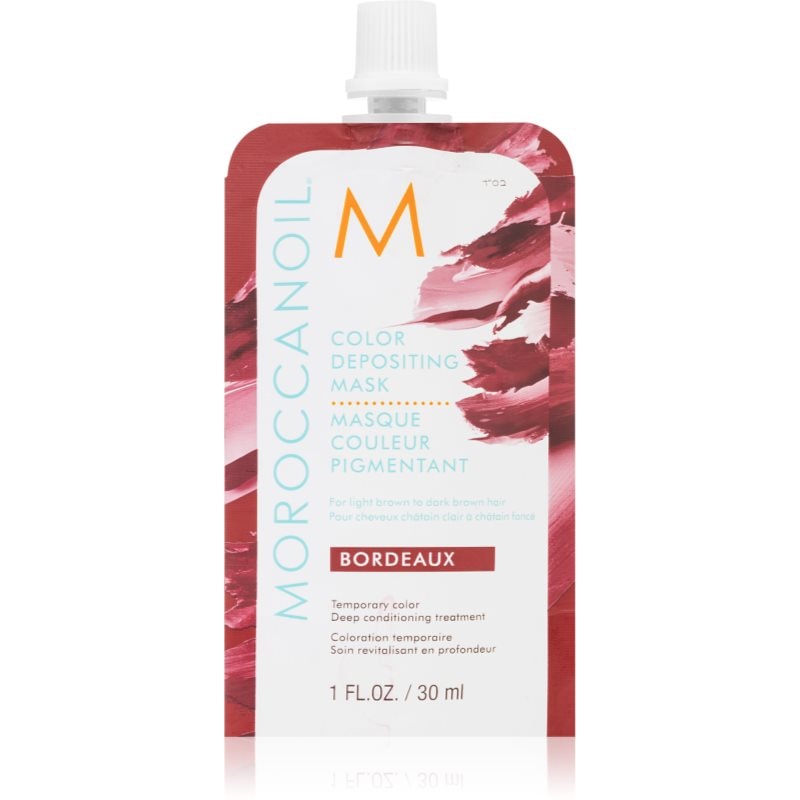 Moroccanoil Color Depositing нежна подхранваща маска без перманентни цветови пигменти Bordeaux - Грижа за коса - Сравни цени от 1 магазин с безплатна доставка