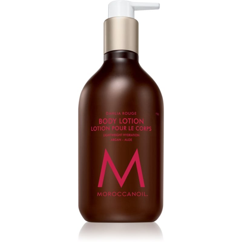 Moroccanoil Body Dahlia Rouge подхранващ лосион за тяло с арганово масло алое вера и витамин Е.