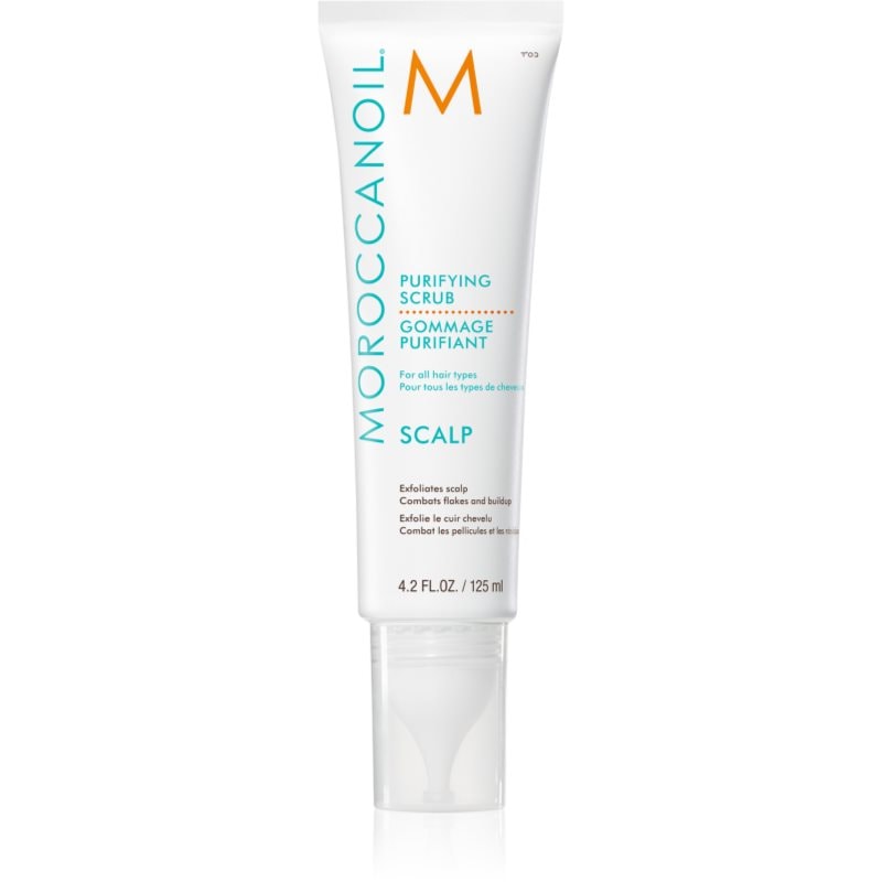 Moroccanoil Scalp Purifying Scrub нежно почистващ пилинг с успокояващ ефект за кожата на скалпа - Грижа за коса - Сравни цени от 2 магазина с безплатна доставка