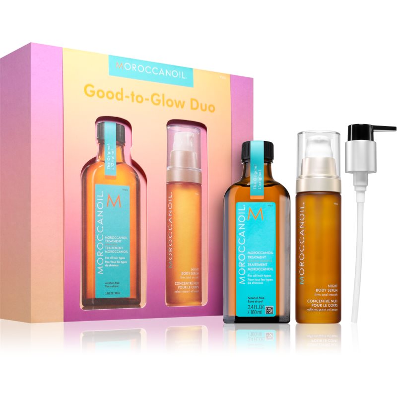 Moroccanoil Good-to-Glow Duo комплект за коса и тяло - Комплект - Сравни цени от 1 магазин с безплатна доставка