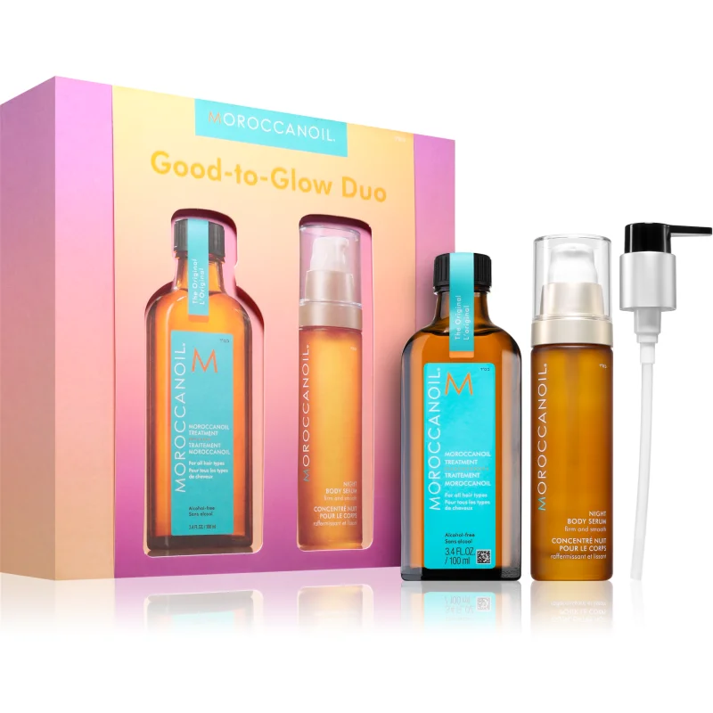Moroccanoil Good-to-Glow Duo комплект за коса и тяло - Комплект - Сравни цени от 1 магазин с безплатна доставка